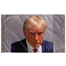 Load image into Gallery viewer, Donald Trump Real Mugshot Flag
