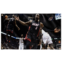 Load image into Gallery viewer, Dwyane Wade to LeBron flag
