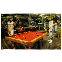 Load image into Gallery viewer, Allen Iverson and JR Smith Billiards Flag
